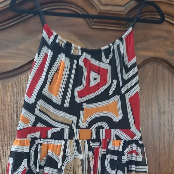 Karl Lagerfeld Red and White Halter Sundress - Picture 5 of 5